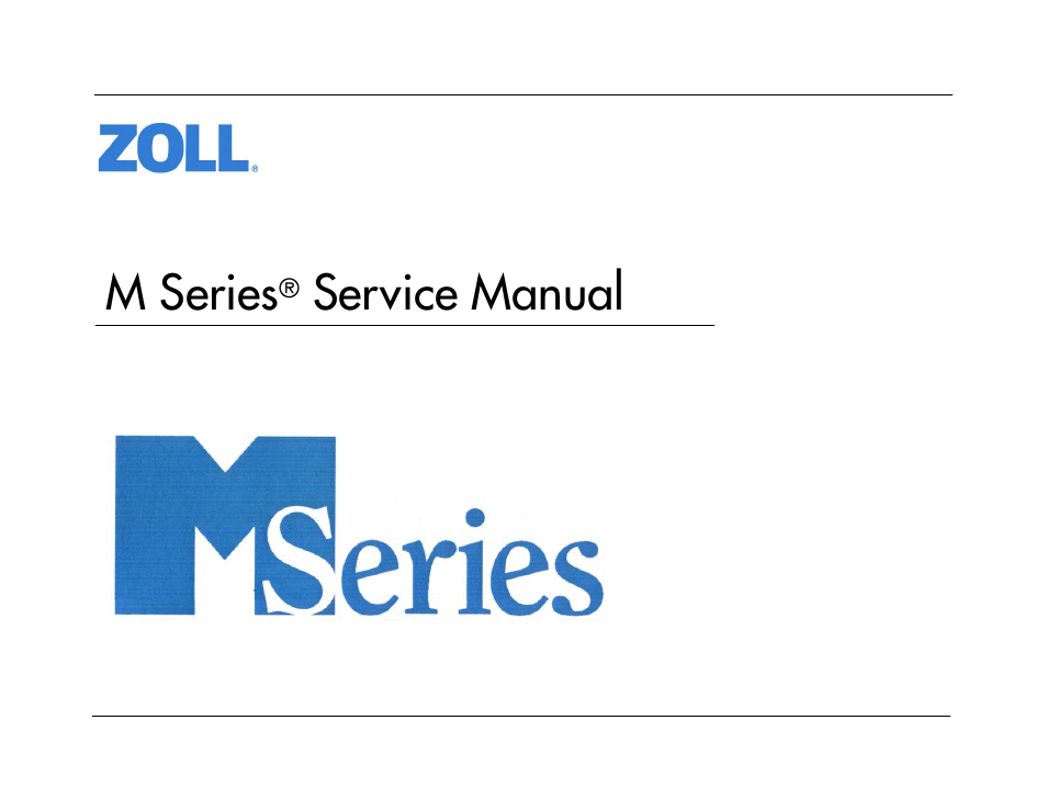 ZOLL M Series Defibrillator Rev R User Manual | 154 pages