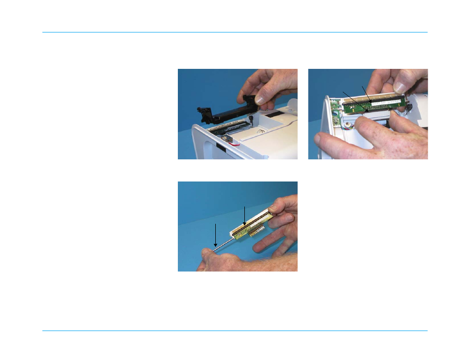 Removing the print head assembly | ZOLL M Series Defibrillator Rev R User Manual | Page 113 / 154