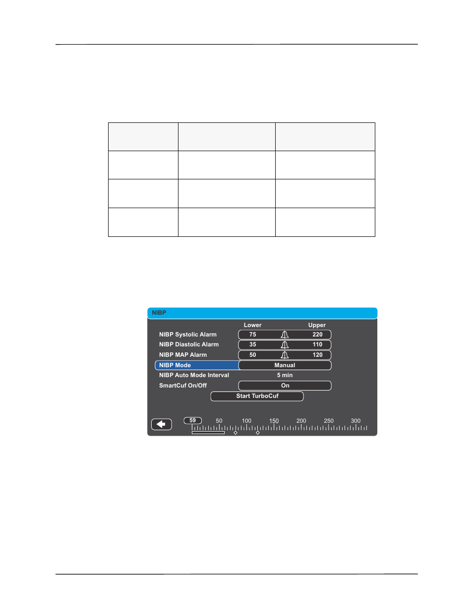 Using the nibp parameter control panel | ZOLL Propaq M Rev B User Manual | Page 97 / 210