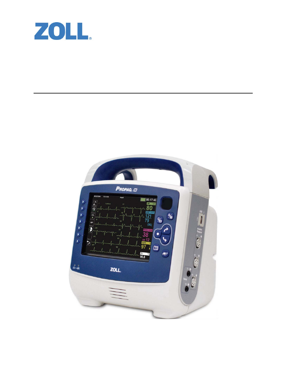 ZOLL Propaq M Rev B User Manual | 170 pages