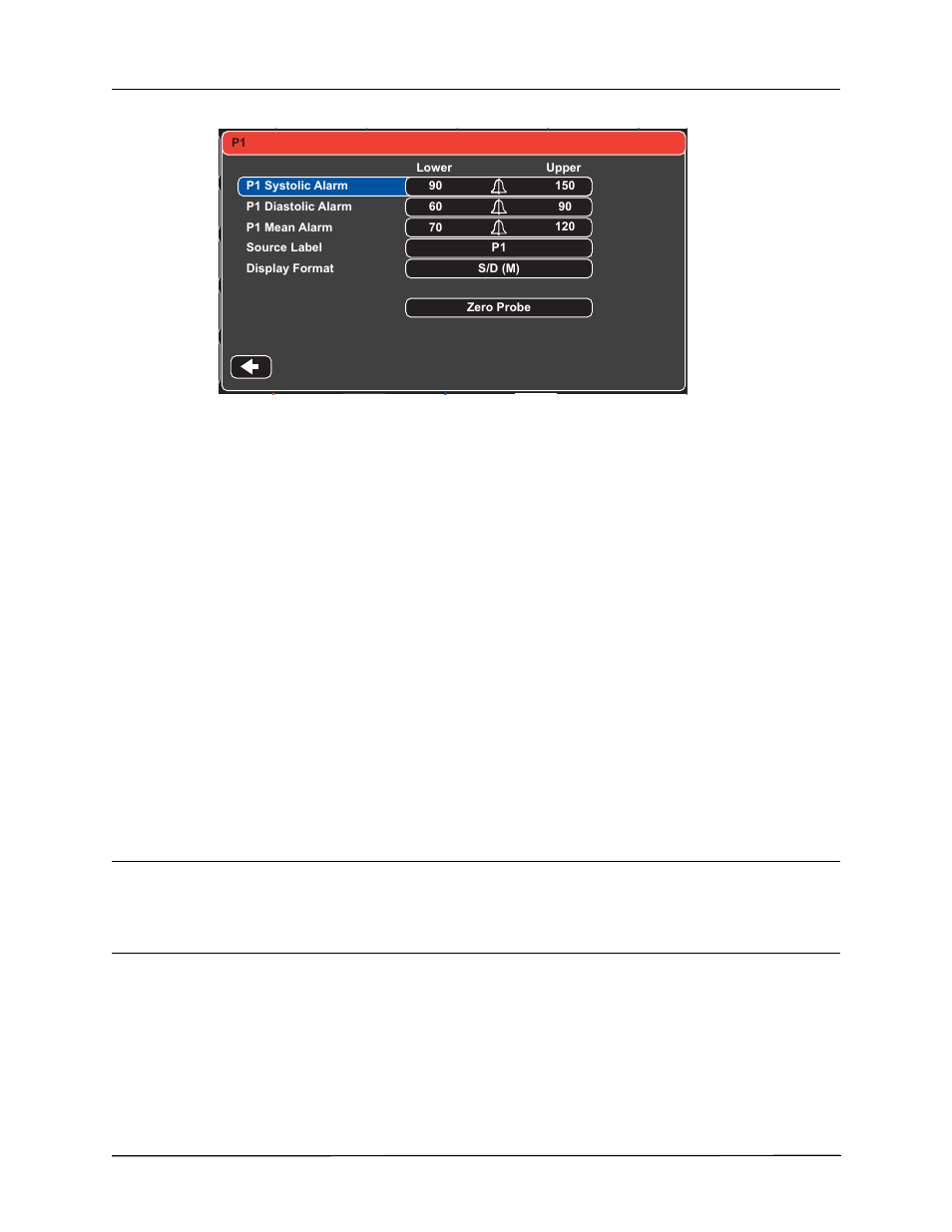 Rezeroing a transducer | ZOLL Propaq M Rev B User Manual | Page 122 / 170
