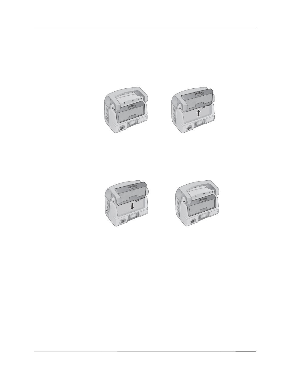 Replacing a battery pack on the propaq m | ZOLL Propaq M Rev B User Manual | Page 38 / 170