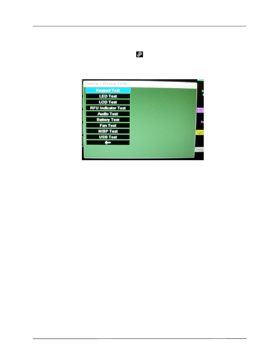 Accessing the operational tests | ZOLL Propaq M Rev A User Manual | Page 20 / 78