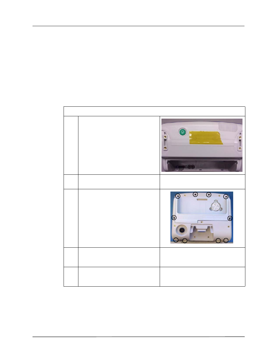 Disassembling the main unit | ZOLL Propaq M Rev A User Manual | Page 48 / 78