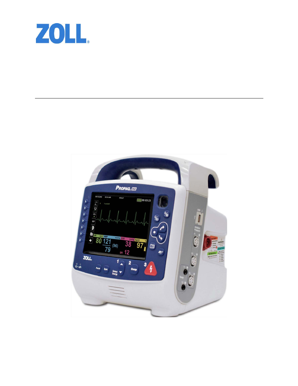 ZOLL Propaq MD Rev B User Manual | 100 pages
