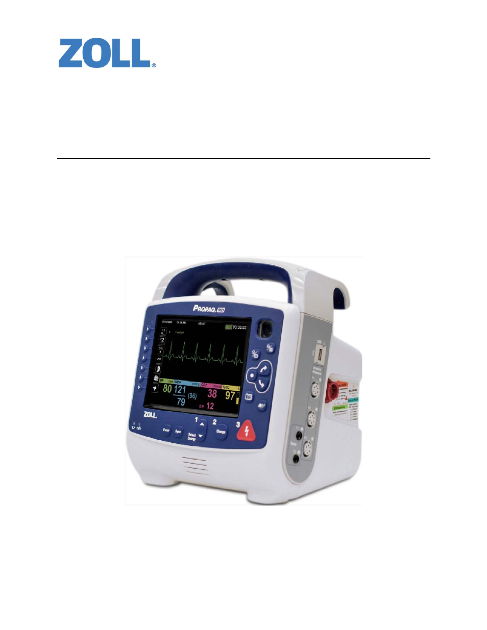 ZOLL Propaq MD Rev A User Manual | 238 pages