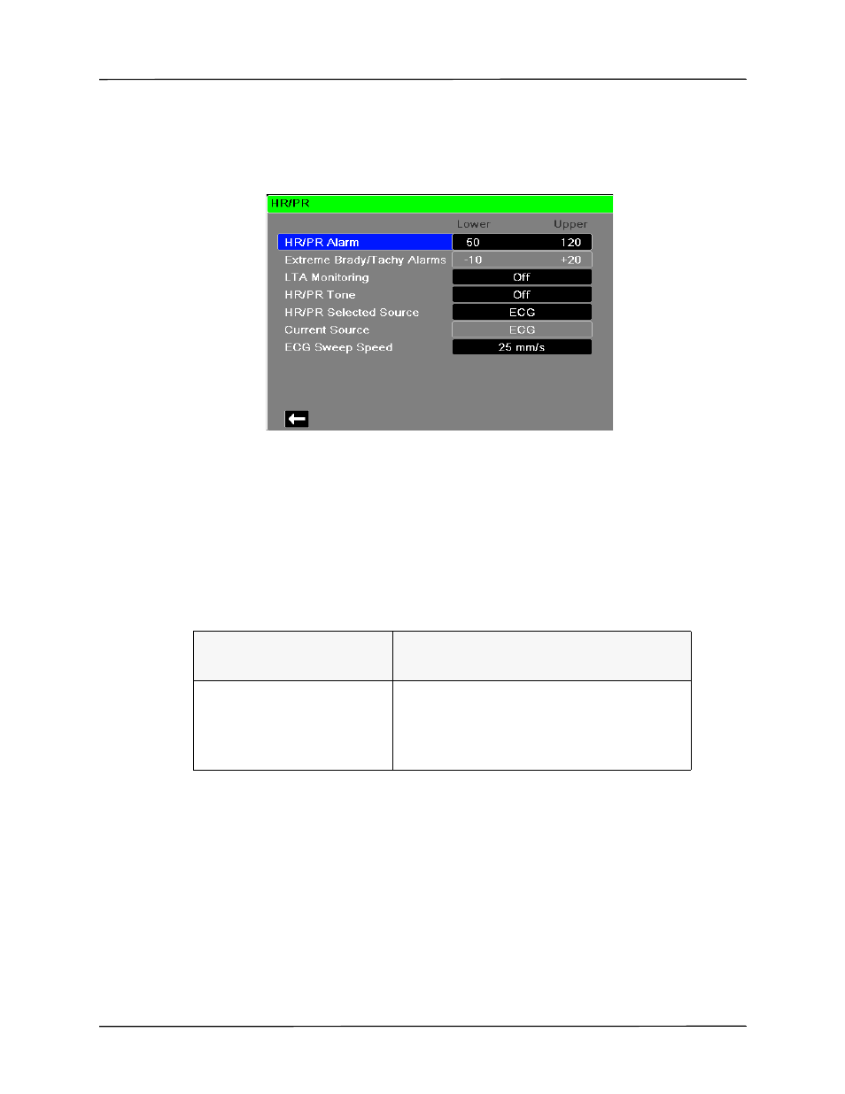 Resp system message, Using the heart rate parameter control panel | ZOLL Propaq MD Rev C User Manual | Page 103 / 326