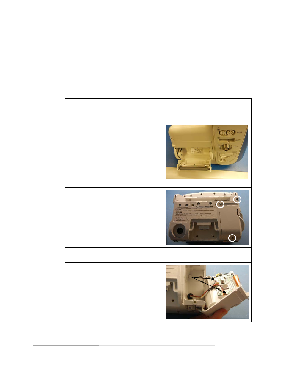 Removing the printer module | ZOLL Propaq MD Rev A User Manual | Page 66 / 108