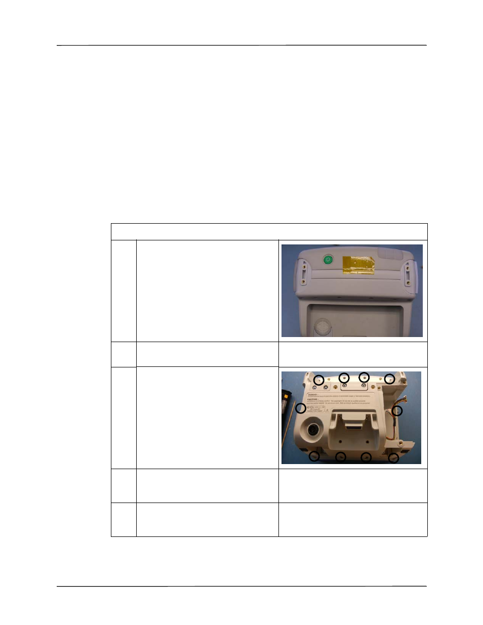 Disassembling the main unit | ZOLL Propaq MD Rev A User Manual | Page 67 / 108