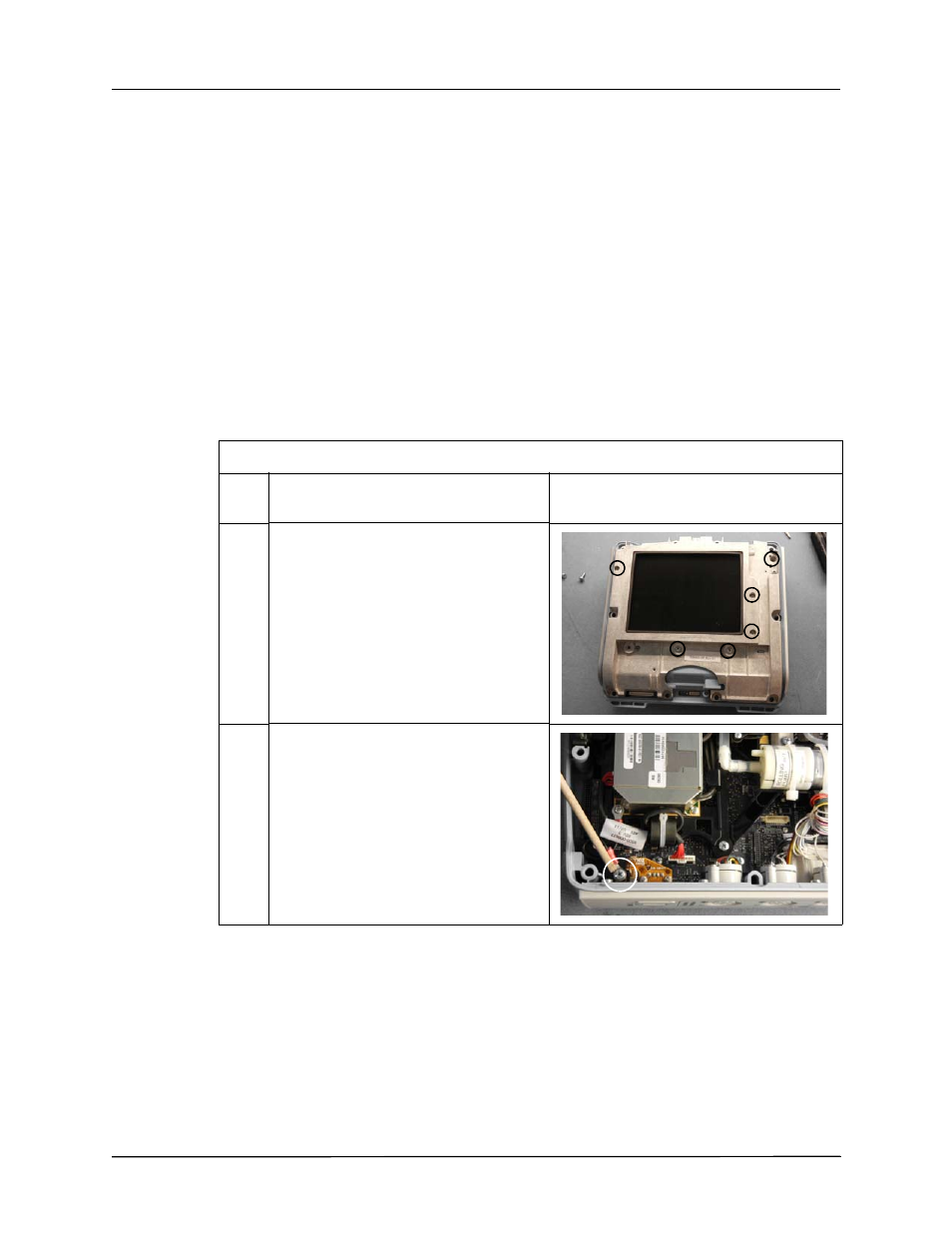 Removing the display module | ZOLL Propaq MD Rev A User Manual | Page 72 / 108