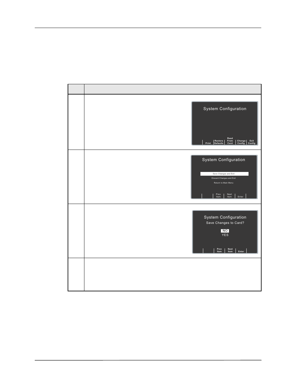 Saving configuration to a compact flash card, Procedure, System configuration | ZOLL R Series Monitor Defibrillator Rev K CONFIGURATION User Manual | Page 14 / 74