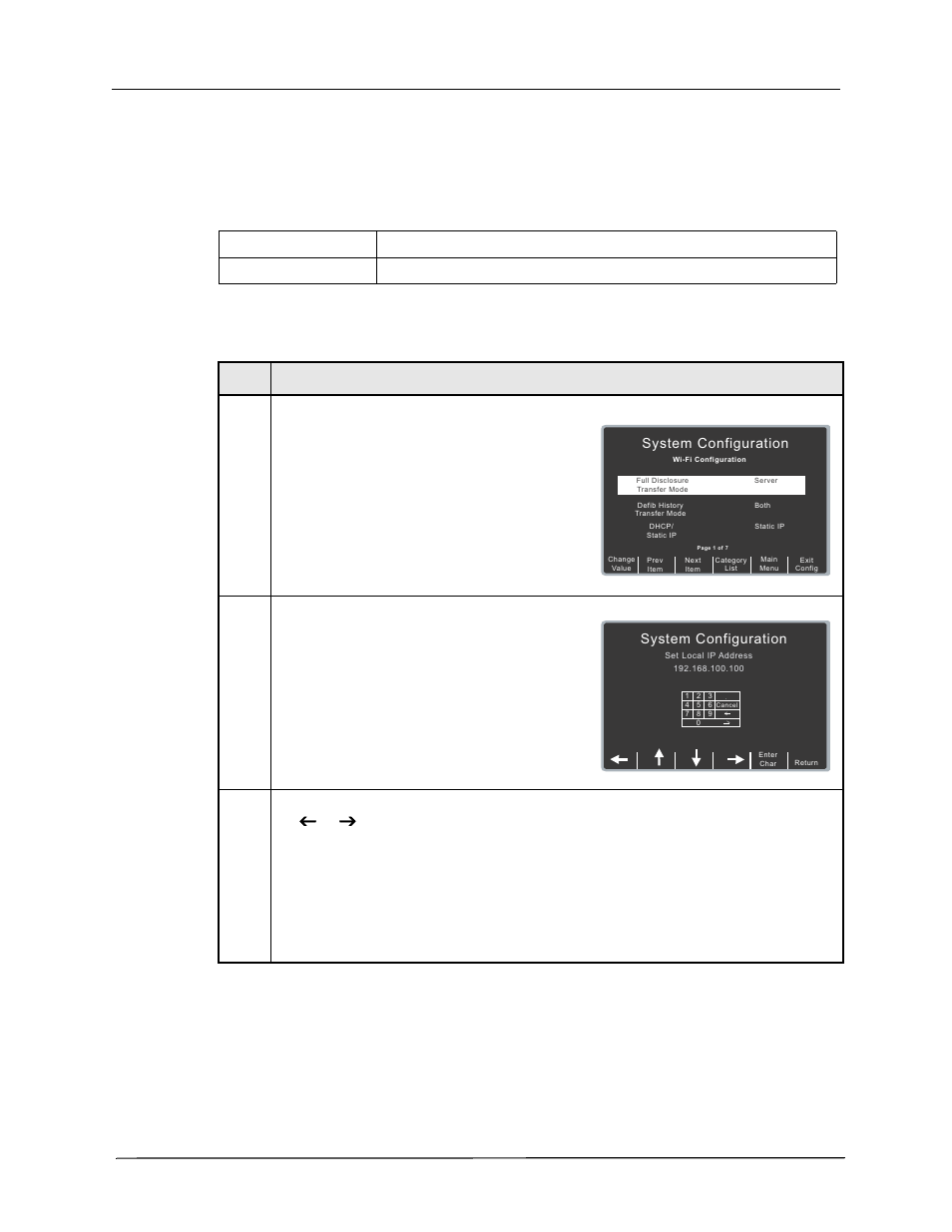 Local ip address, Procedure, Follow these steps to set up a local ip address | Use the softkey as follows | ZOLL R Series Monitor Defibrillator Rev K CONFIGURATION User Manual | Page 60 / 74