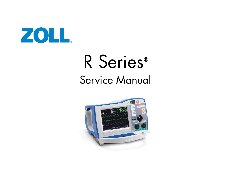 ZOLL R Series Monitor Defibrillator Rev J User Manual | 538 pages