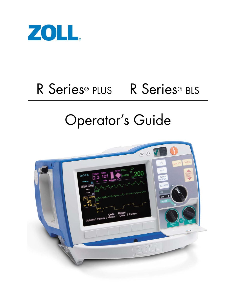R series, Operator’s guide | ZOLL R Series Monitor Defibrillator Rev J User Manual | Page 165 / 538