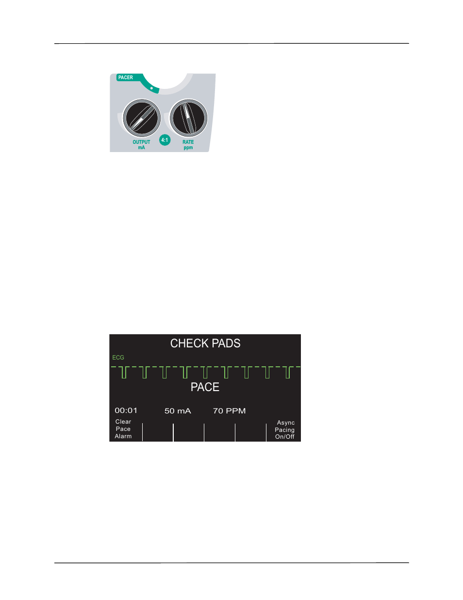 Pace, Check pads | ZOLL R Series Monitor Defibrillator Rev J User Manual | Page 269 / 538