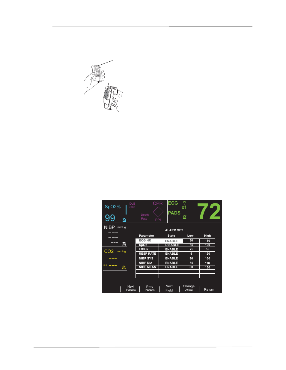 Working with menus | ZOLL R Series Monitor Defibrillator Rev J User Manual | Page 403 / 538