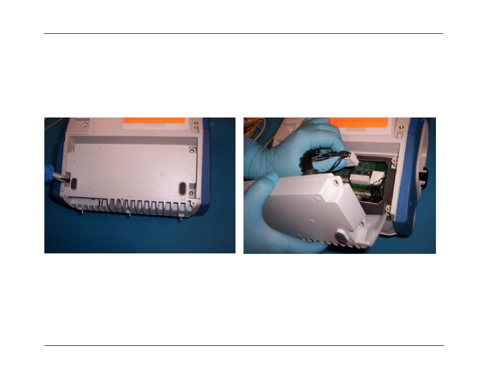 Removing the recorder, ac charger and battery well | ZOLL R Series Monitor Defibrillator Rev J User Manual | Page 73 / 538