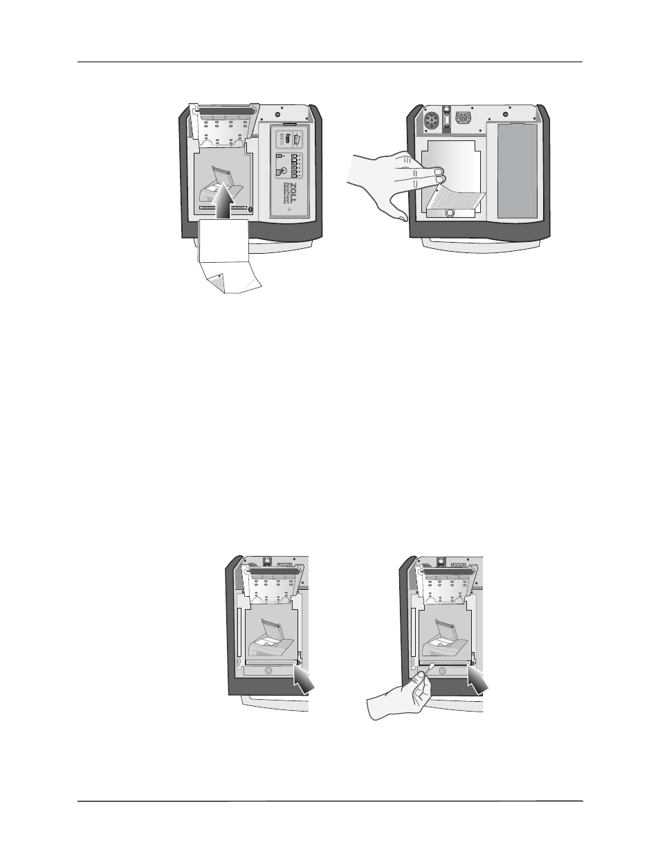 Cleaning the print head | ZOLL R Series Monitor Defibrillator Rev K Operators Guide User Manual | Page 130 / 176