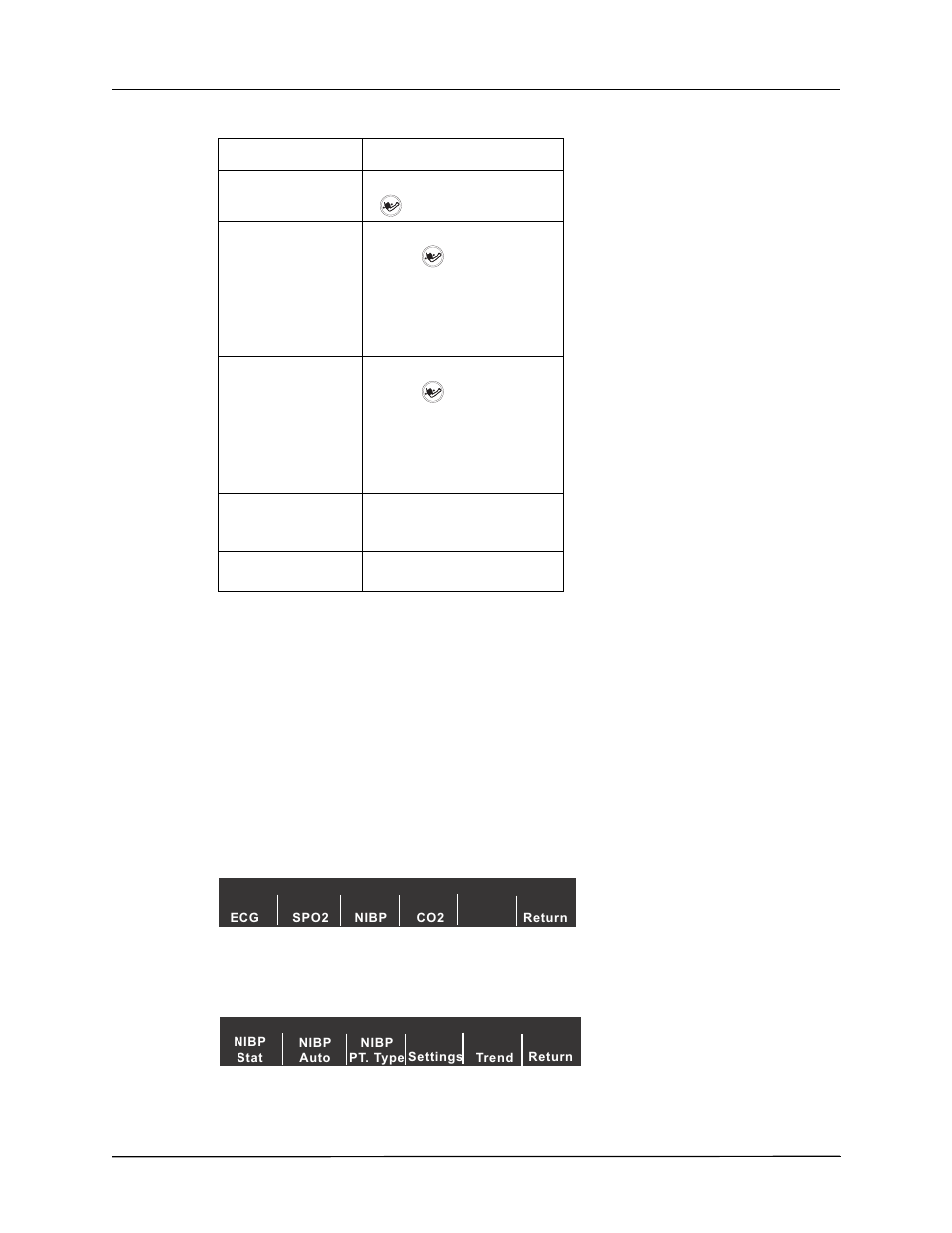 Displaying the nibp menu | ZOLL R Series Monitor Defibrillator Rev A NIBP User Manual | Page 12 / 28