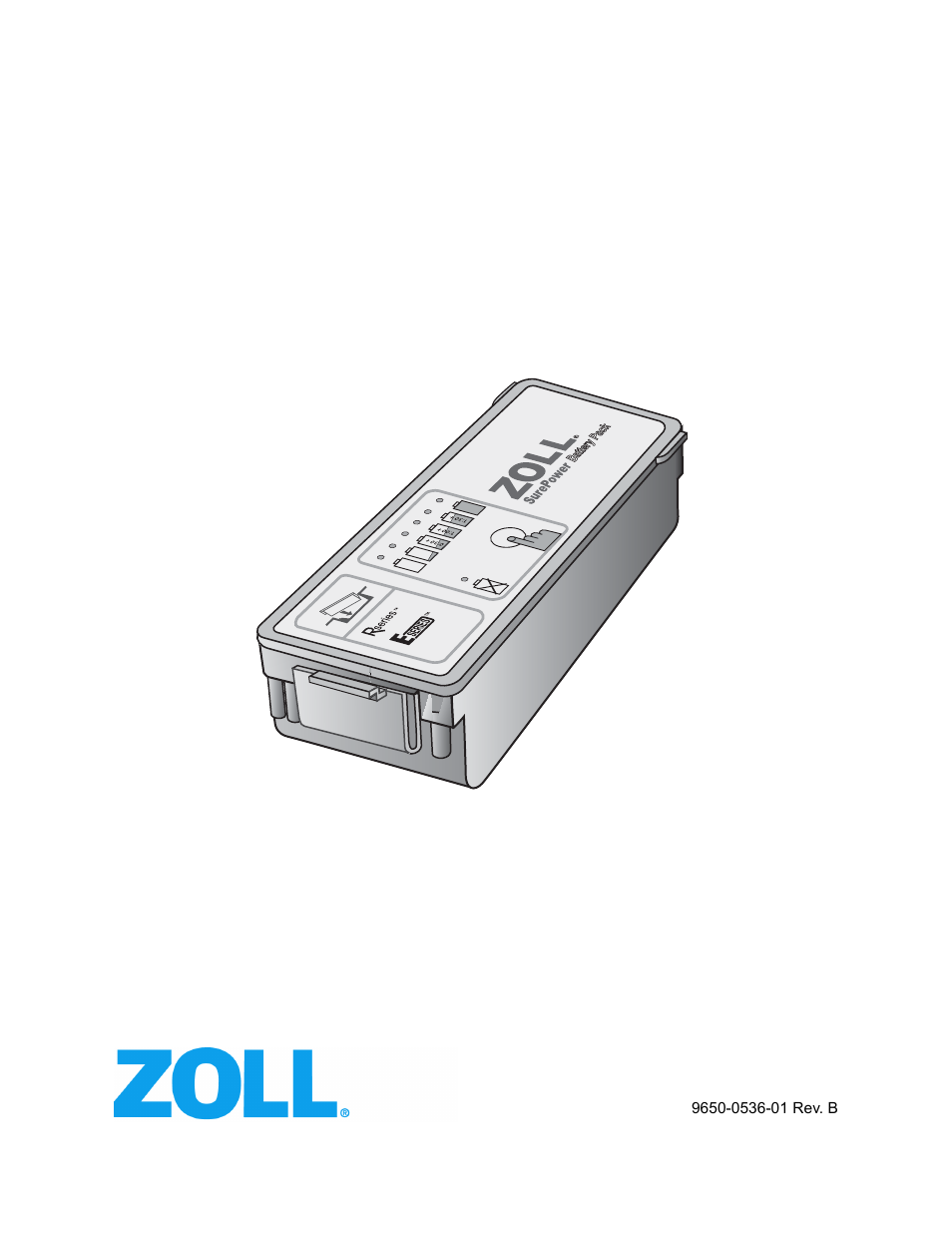 ZOLL SurePower Rev B Battery Pack User Manual | 10 pages