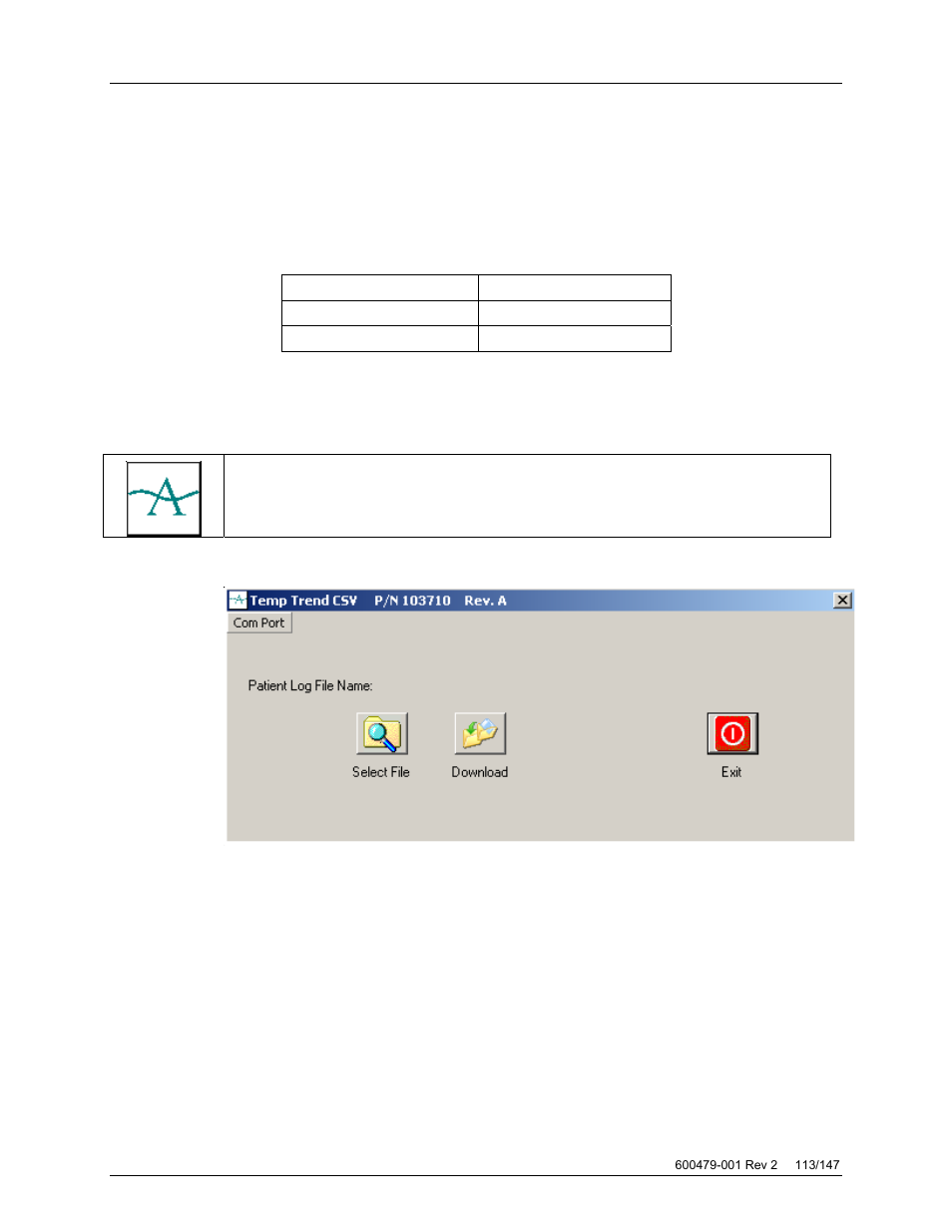 What temptrend™ csv does, Starting temptrend™ csv | ZOLL Thermogard XP IVTM System Operation Manual User Manual | Page 113 / 147