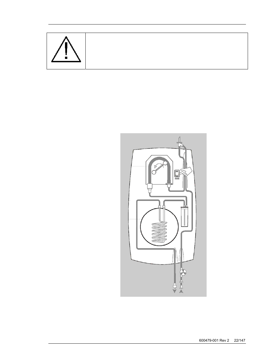 Saline circuit diagram | ZOLL Thermogard XP IVTM System Operation Manual User Manual | Page 22 / 147