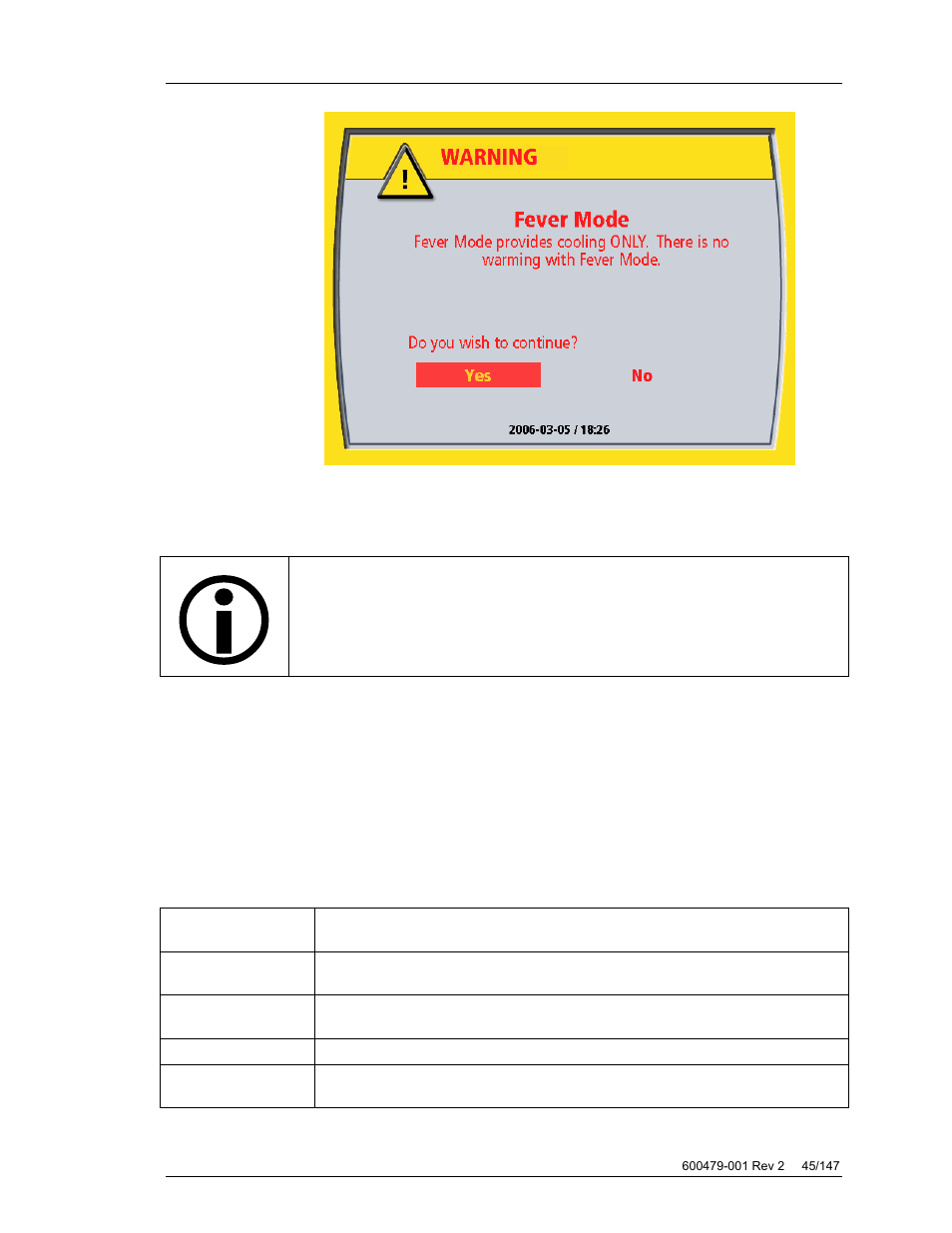 System menu system | ZOLL Thermogard XP IVTM System Operation Manual User Manual | Page 45 / 147