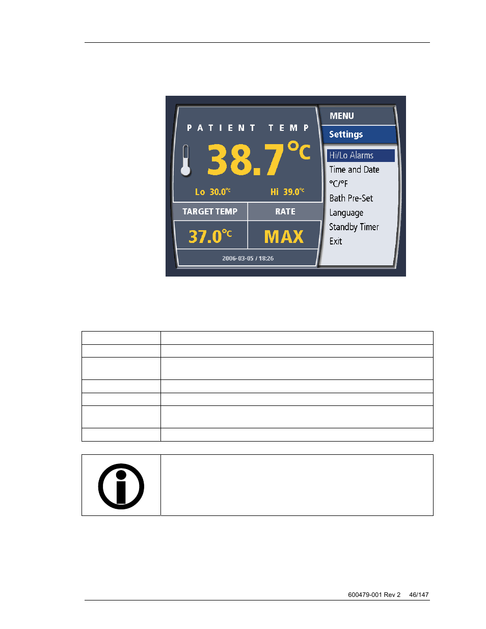 ZOLL Thermogard XP IVTM System Operation Manual User Manual | Page 46 / 147