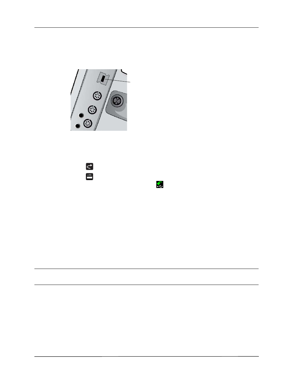 Transferring data to a usb device, Clearing the log | ZOLL X Series Monitor Defibrillator Rev H User Manual | Page 242 / 328