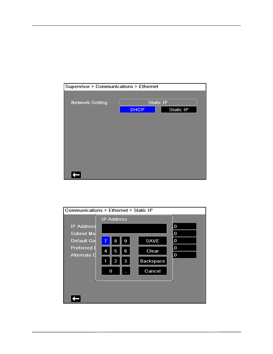 Setting up an ethernet connection | ZOLL X Series Monitor Defibrillator Rev H User Manual | Page 266 / 328