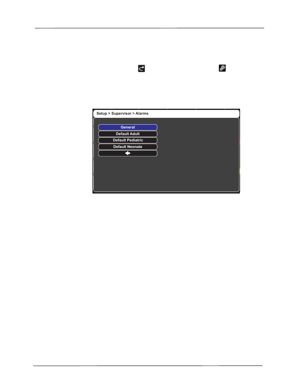 Alarm options | ZOLL X Series Monitor Defibrillator Rev H User Manual | Page 83 / 328