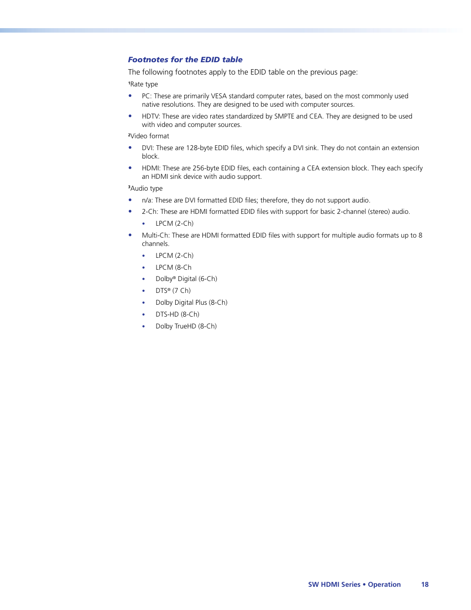 Extron Electronics SW HDMI Series User Guide User Manual | Page 24 / 42