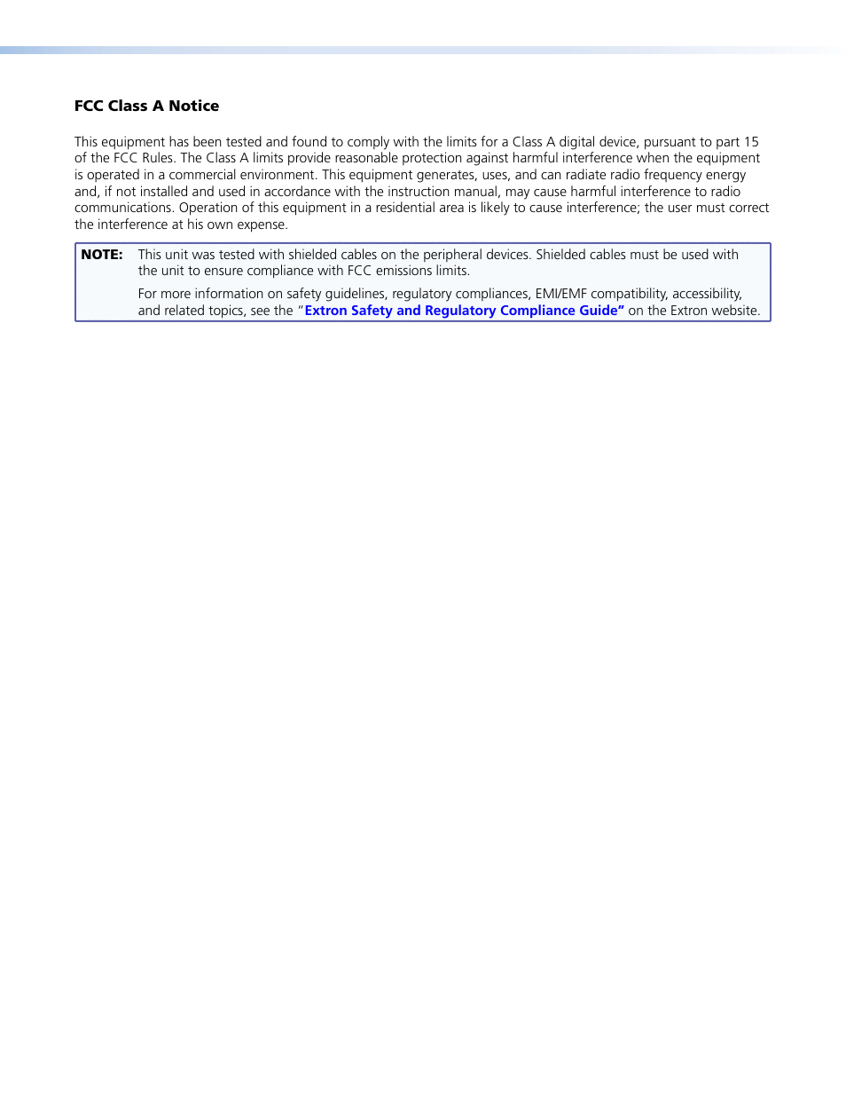 Extron Electronics SW HDMI Series User Guide User Manual | Page 3 / 42