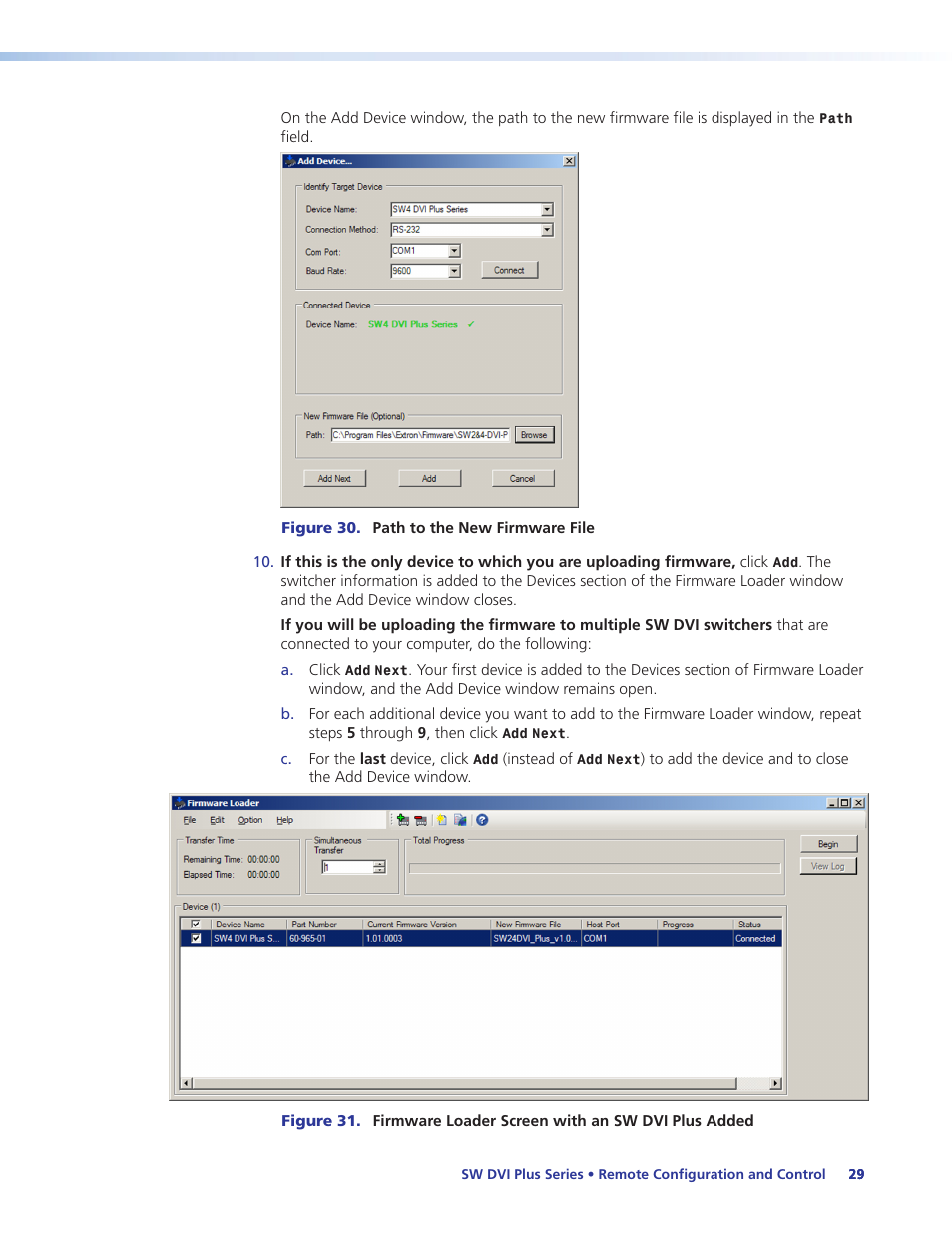 Extron Electronics SW DVI Plus Series User Guide User Manual | Page 35 / 45