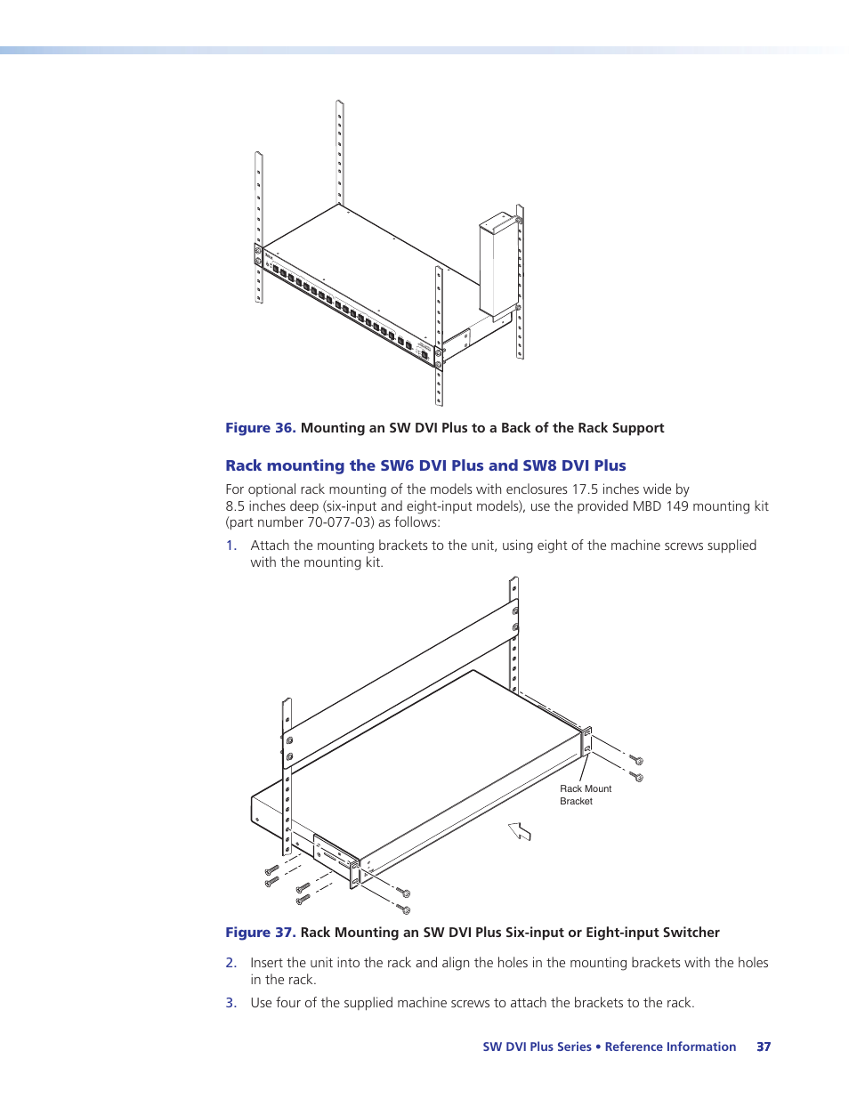 Extron Electronics SW DVI Plus Series User Guide User Manual | Page 43 / 45