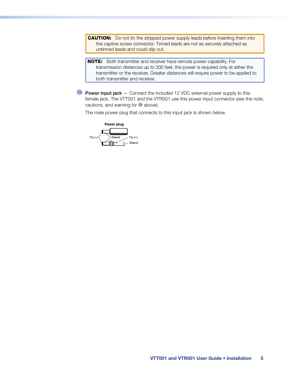 Extron Electronics VTR001 User Guide User Manual | Page 10 / 24