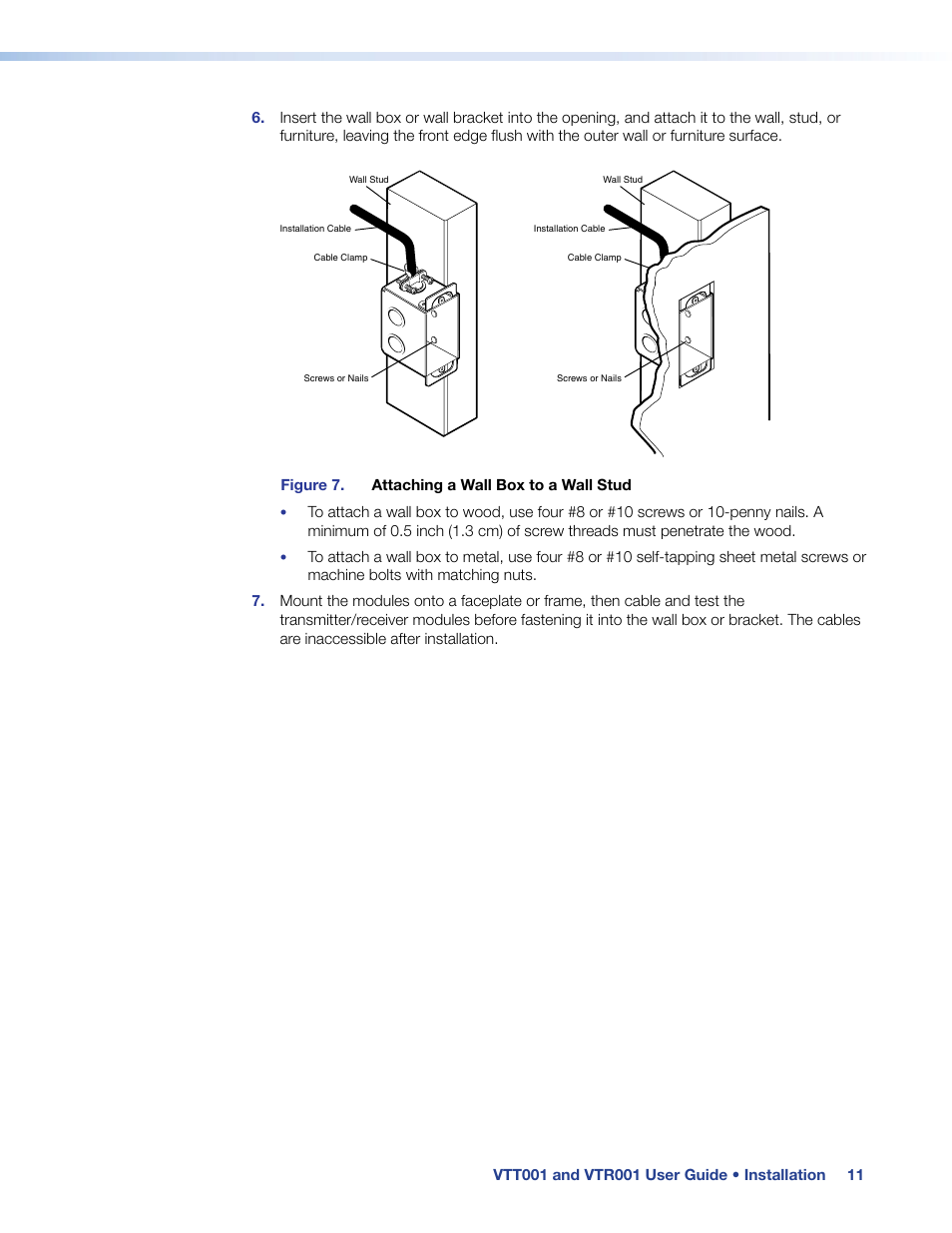 Extron Electronics VTR001 User Guide User Manual | Page 16 / 24