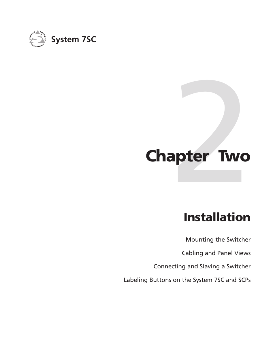 Ch.2: installation | Extron Electronics System 7SC User Manual | Page 13 / 74