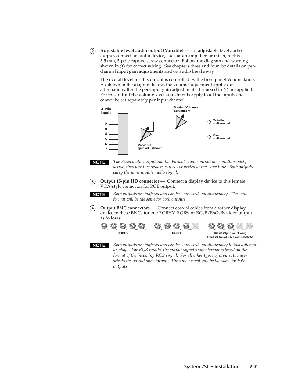 7 system 7sc • installation | Extron Electronics System 7SC User Manual | Page 19 / 74