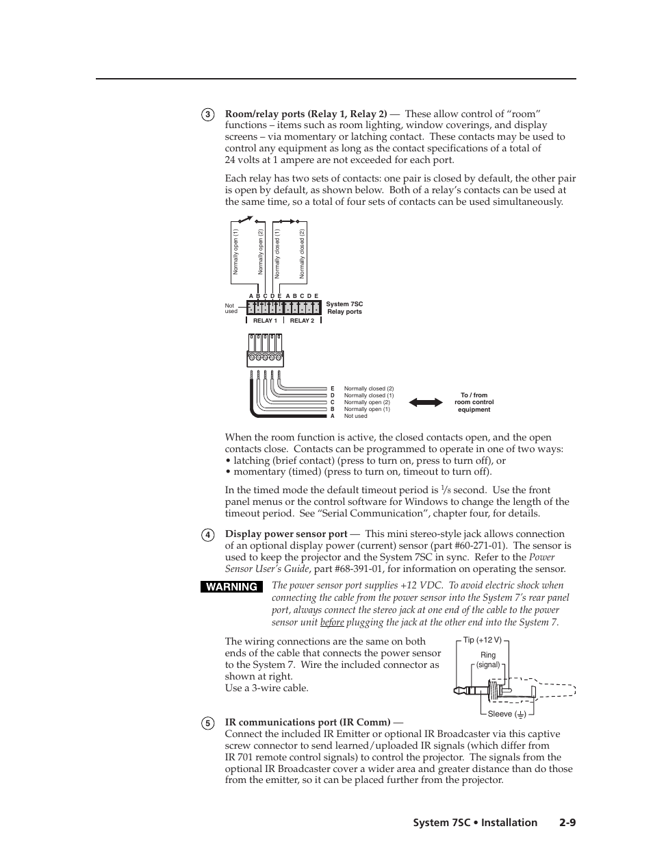 9 system 7sc • installation | Extron Electronics System 7SC User Manual | Page 21 / 74