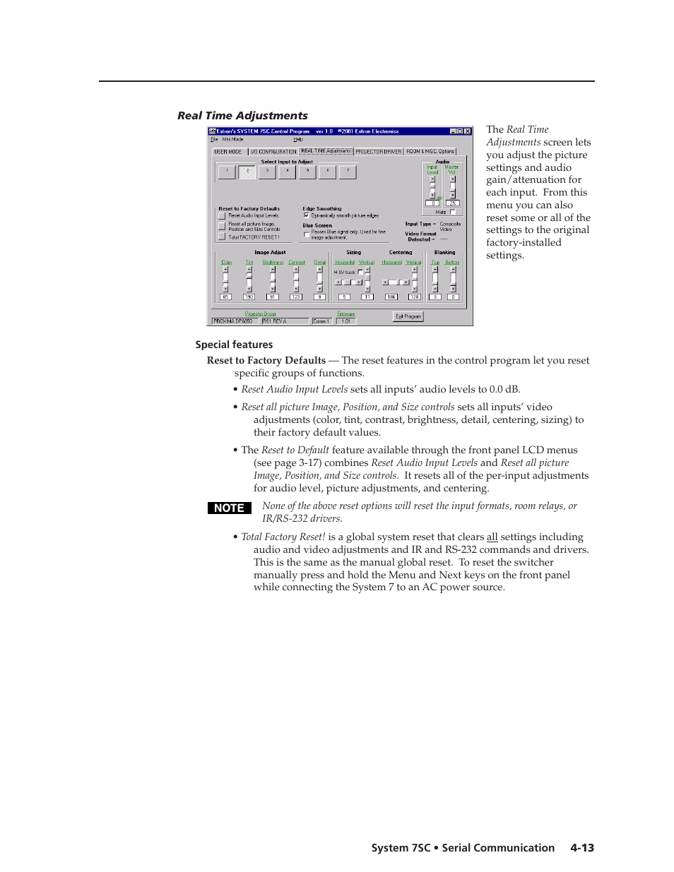 Extron Electronics System 7SC User Manual | Page 61 / 74