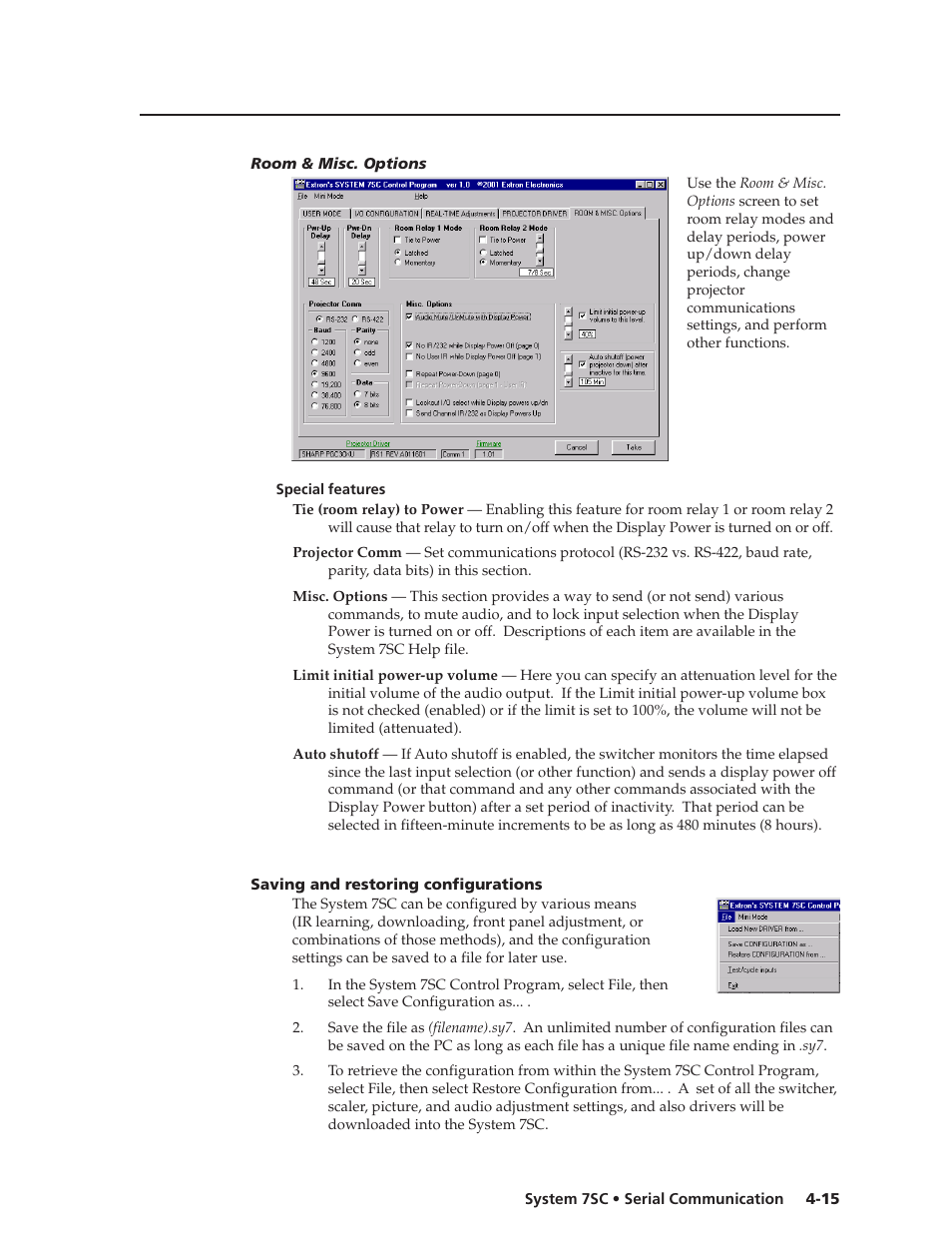 Extron Electronics System 7SC User Manual | Page 63 / 74