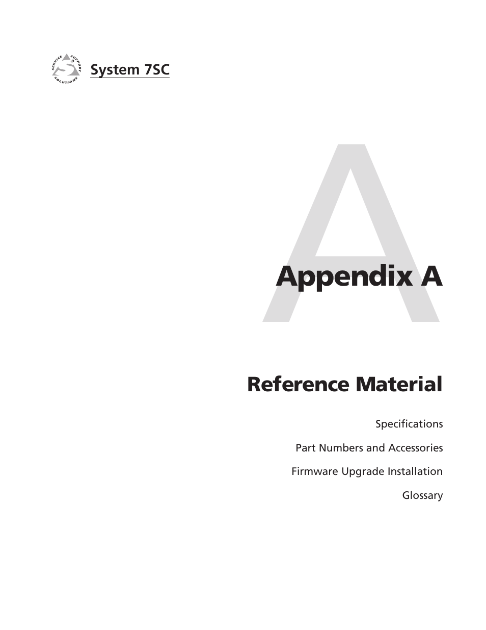 Appendix a: reference material | Extron Electronics System 7SC User Manual | Page 65 / 74