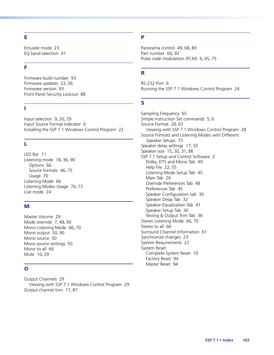 Extron Electronics SSP 7.1 User Guide User Manual | Page 109 / 112