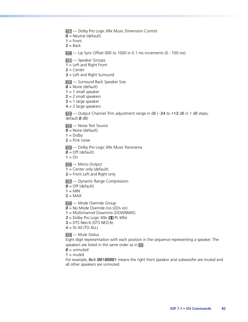 Extron Electronics SSP 7.1 User Guide User Manual | Page 88 / 112