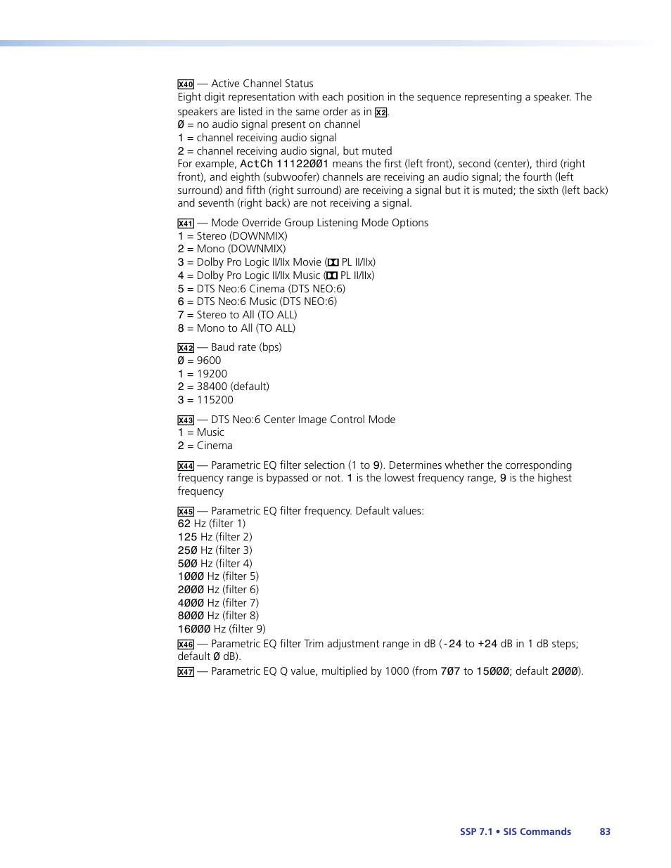 Extron Electronics SSP 7.1 User Guide User Manual | Page 89 / 112