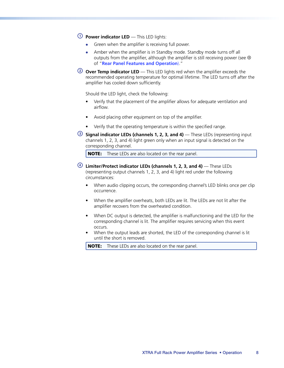 Extron Electronics XTRA Full Rack Series User Guide User Manual | Page 13 / 33