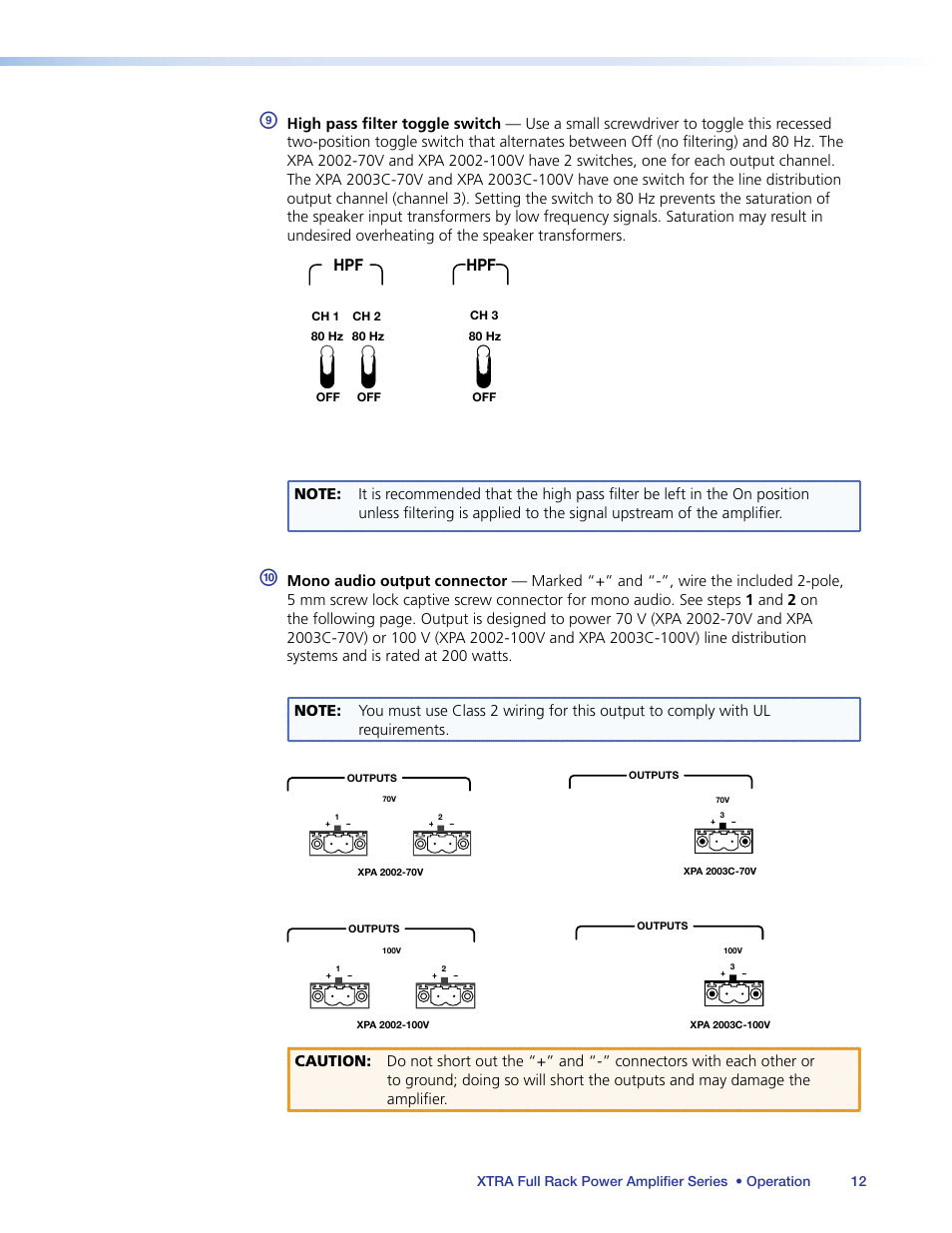 Extron Electronics XTRA Full Rack Series User Guide User Manual | Page 17 / 33