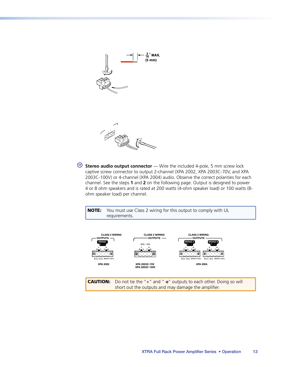 Extron Electronics XTRA Full Rack Series User Guide User Manual | Page 18 / 33