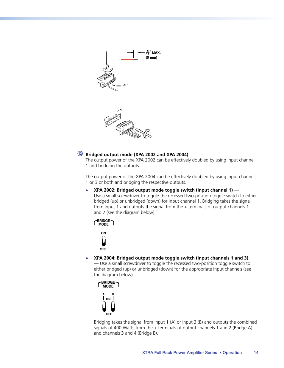 Extron Electronics XTRA Full Rack Series User Guide User Manual | Page 19 / 33